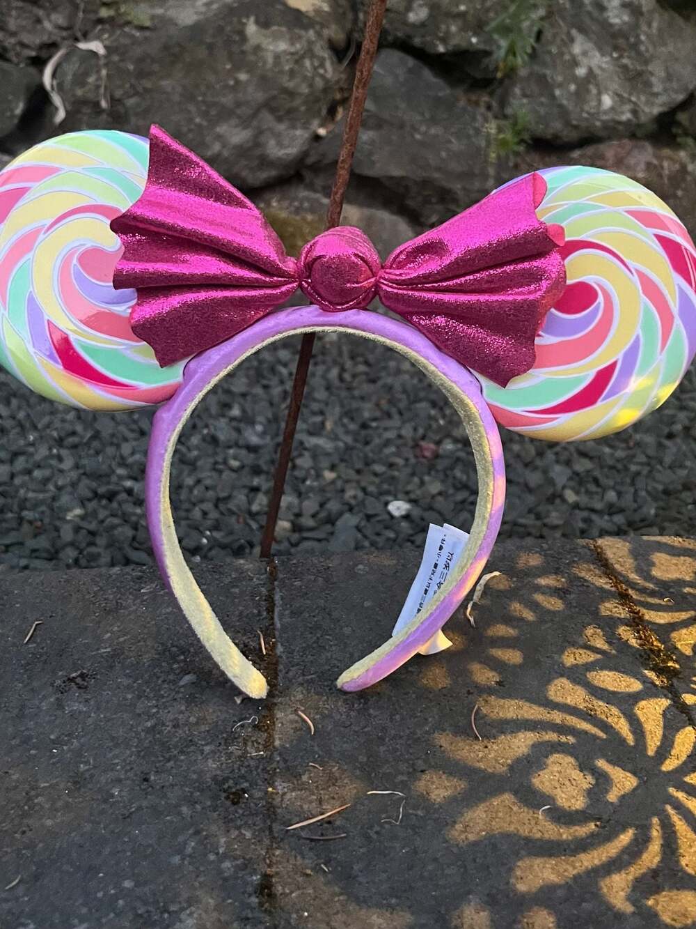 Disney Parks Minnie Mouse Lollipop Ears Headband